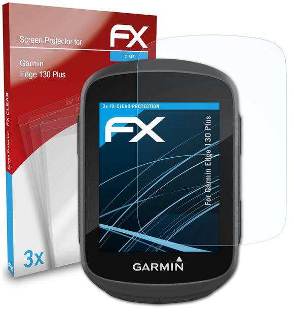 atFoliX FX-Clear Schutzfolie für Garmin Edge 130 Plus
