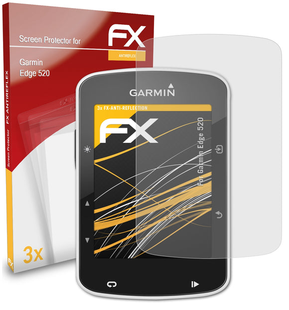 atFoliX FX-Antireflex Displayschutzfolie für Garmin Edge 520