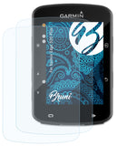 Schutzfolie Bruni kompatibel mit Garmin Edge 520 Plus, glasklare (2X)