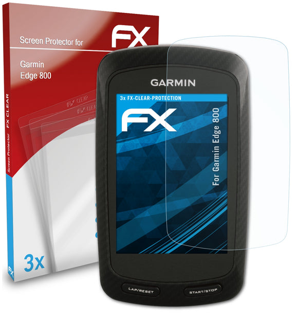 atFoliX FX-Clear Schutzfolie für Garmin Edge 800