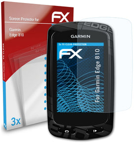 atFoliX FX-Clear Schutzfolie für Garmin Edge 810