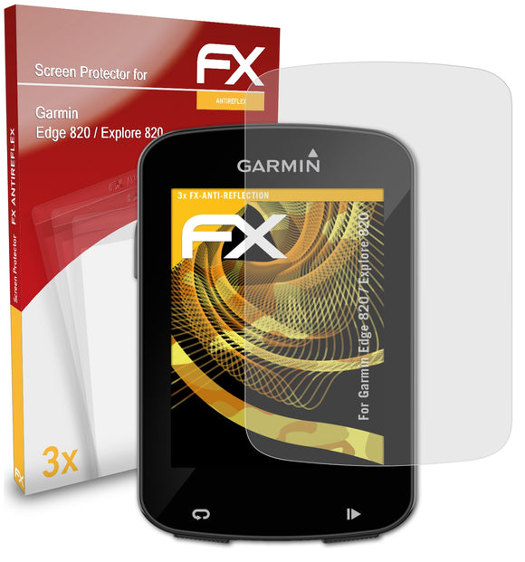 atFoliX FX-Antireflex Displayschutzfolie für Garmin Edge 820 / Explore 820