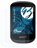 Schutzfolie Bruni kompatibel mit Garmin Edge 830, glasklare (2X)