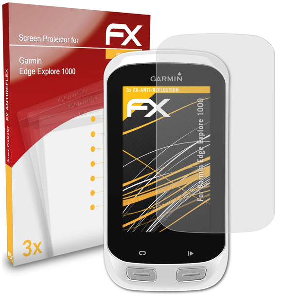 atFoliX FX-Antireflex Displayschutzfolie für Garmin Edge Explore 1000