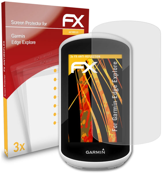 atFoliX FX-Antireflex Displayschutzfolie für Garmin Edge Explore