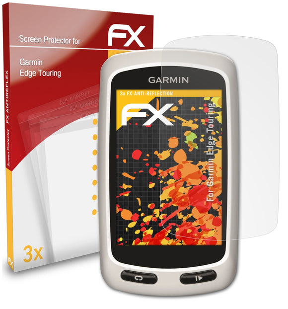 atFoliX FX-Antireflex Displayschutzfolie für Garmin Edge Touring