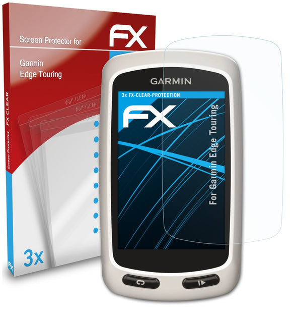 atFoliX FX-Clear Schutzfolie für Garmin Edge Touring