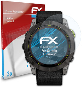 atFoliX FX-Clear Schutzfolie für Garmin Enduro 2
