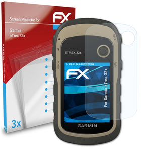 atFoliX FX-Clear Schutzfolie für Garmin eTrex 32x