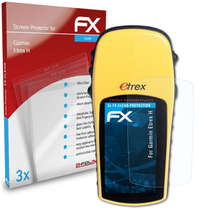 atFoliX FX-Clear Schutzfolie für Garmin Etrex H