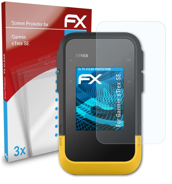 atFoliX FX-Clear Schutzfolie für Garmin eTrex SE
