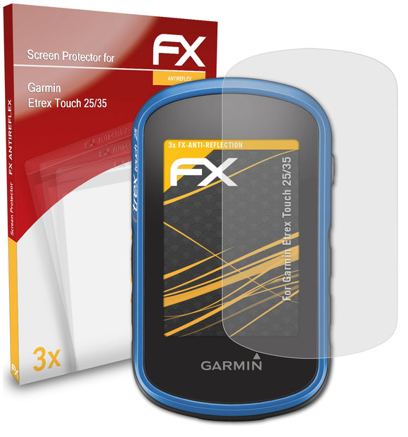 atFoliX FX-Antireflex Displayschutzfolie für Garmin Etrex Touch 25/35