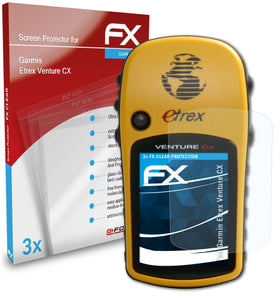 atFoliX FX-Clear Schutzfolie für Garmin Etrex Venture CX