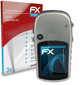 atFoliX FX-Clear Schutzfolie für Garmin Etrex Vista HCx