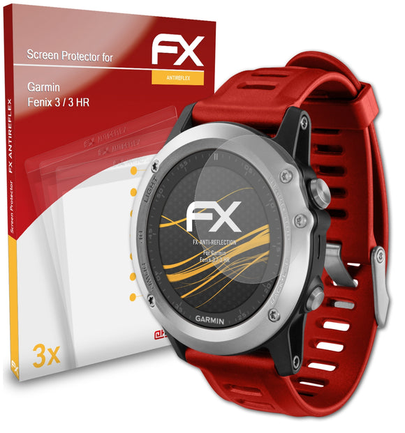atFoliX FX-Antireflex Displayschutzfolie für Garmin Fenix 3 / 3 HR