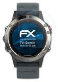 Schutzfolie atFoliX kompatibel mit Garmin Fenix 5 47 mm, ultraklare FX (3X)