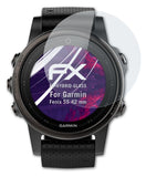 Glasfolie atFoliX kompatibel mit Garmin Fenix 5S 42 mm, 9H Hybrid-Glass FX