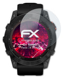Glasfolie atFoliX kompatibel mit Garmin Fenix 7X 51mm, 9H Hybrid-Glass FX