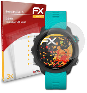 atFoliX FX-Antireflex Displayschutzfolie für Garmin Forerunner 245 Music