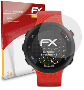 atFoliX FX-Antireflex Displayschutzfolie für Garmin Forerunner 45