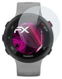 Glasfolie atFoliX kompatibel mit Garmin Forerunner 45 Plus, 9H Hybrid-Glass FX