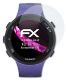Glasfolie atFoliX kompatibel mit Garmin Forerunner 45s, 9H Hybrid-Glass FX