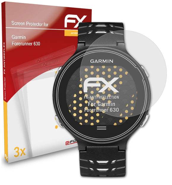 atFoliX FX-Antireflex Displayschutzfolie für Garmin Forerunner 630