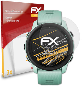 atFoliX FX-Antireflex Displayschutzfolie für Garmin Forerunner 745