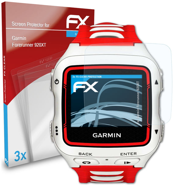 atFoliX FX-Clear Schutzfolie für Garmin Forerunner 920XT