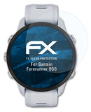 Schutzfolie atFoliX kompatibel mit Garmin Forerunner 955, ultraklare FX (3X)