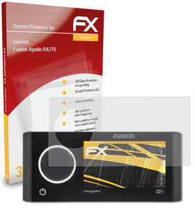 atFoliX FX-Antireflex Displayschutzfolie für Garmin Fusion Apollo RA770