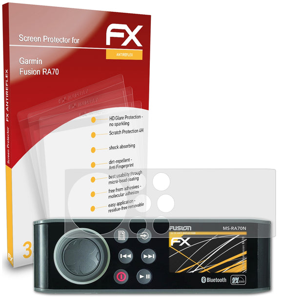 atFoliX FX-Antireflex Displayschutzfolie für Garmin Fusion RA70
