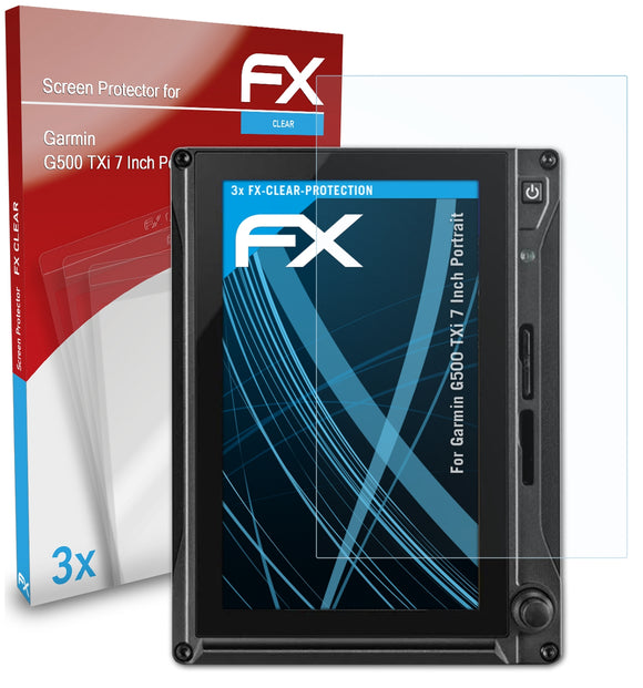atFoliX FX-Clear Schutzfolie für Garmin G500 TXi (7 Inch Portrait)