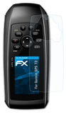 Schutzfolie atFoliX kompatibel mit Garmin GPS 73, ultraklare FX (3X)