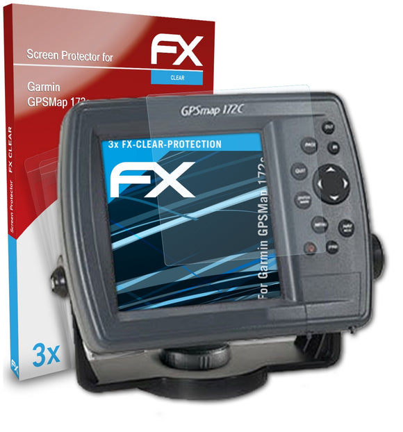atFoliX FX-Clear Schutzfolie für Garmin GPSMap 172c
