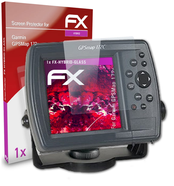 atFoliX FX-Hybrid-Glass Panzerglasfolie für Garmin GPSMap 172c