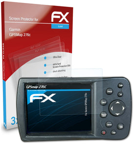 atFoliX FX-Clear Schutzfolie für Garmin GPSMap 276c