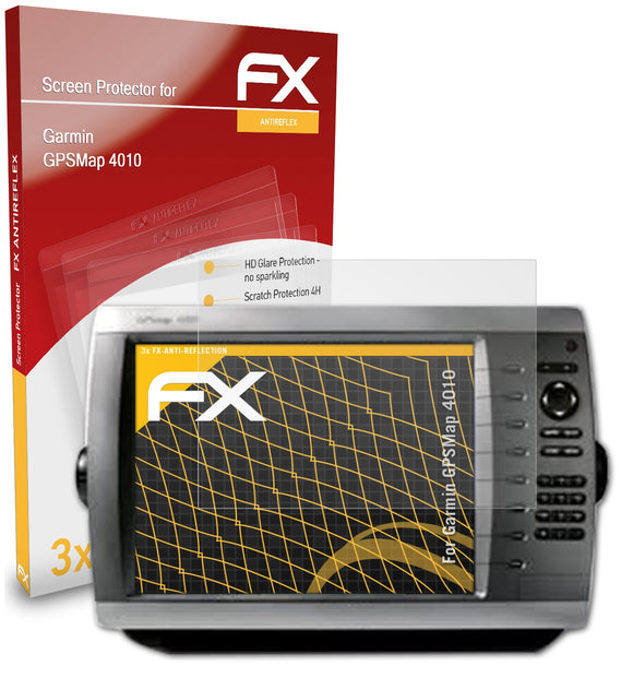 atFoliX FX-Antireflex Displayschutzfolie für Garmin GPSMap 4010