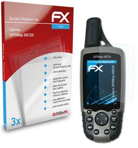 atFoliX FX-Clear Schutzfolie für Garmin GPSMap 60CSX