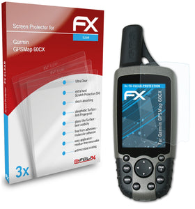 atFoliX FX-Clear Schutzfolie für Garmin GPSMap 60CX