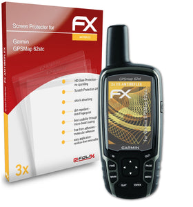 atFoliX FX-Antireflex Displayschutzfolie für Garmin GPSMap 62stc