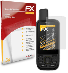 atFoliX FX-Antireflex Displayschutzfolie für Garmin GPSMap 66sr