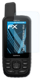 Schutzfolie atFoliX kompatibel mit Garmin GPSMap 66st, ultraklare FX (3X)