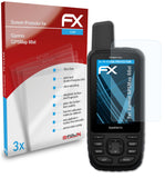 atFoliX FX-Clear Schutzfolie für Garmin GPSMap 66st