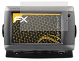 Panzerfolie atFoliX kompatibel mit Garmin GPSMap 720s, entspiegelnde und stoßdämpfende FX (3X)