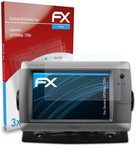 atFoliX FX-Clear Schutzfolie für Garmin GPSMap 720s