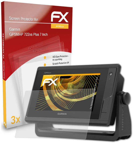 atFoliX FX-Antireflex Displayschutzfolie für Garmin GPSMAP 722xs Plus (7 Inch)