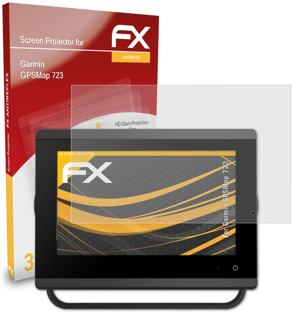 atFoliX FX-Antireflex Displayschutzfolie für Garmin GPSMap 723
