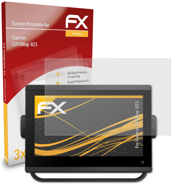 atFoliX FX-Antireflex Displayschutzfolie für Garmin GPSMap 923