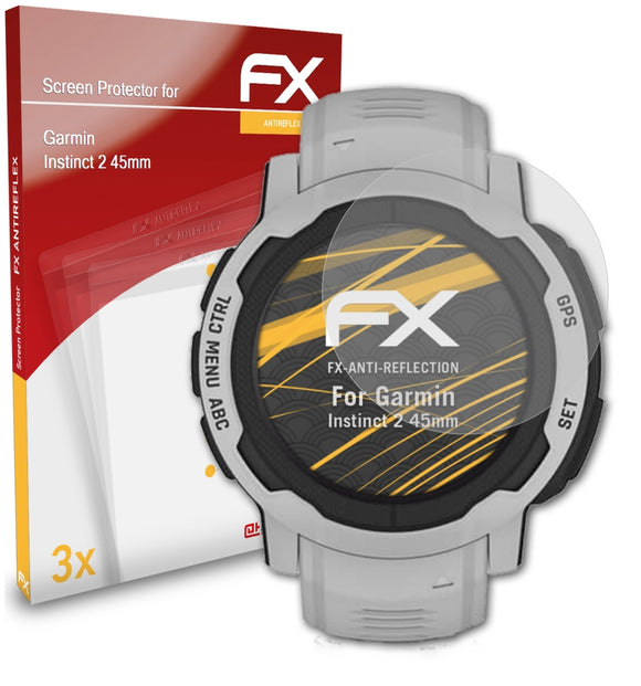 atFoliX FX-Antireflex Displayschutzfolie für Garmin Instinct 2 (45mm)
